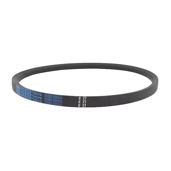 D&D C27 Classical V-Belt, 31 in Outside Length, 7/8 in Top Width, 17/32 in Thickness, 1 Ribs C27 - main